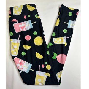 Summertime Lemonade Buttery Soft Boutique Leggings Kids Lg/XL NEW